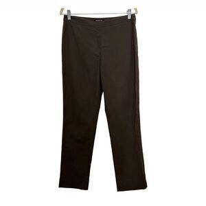 Lafayette 148 New York Bleecker Brown Mid Rise Pants Women’s Size 6
